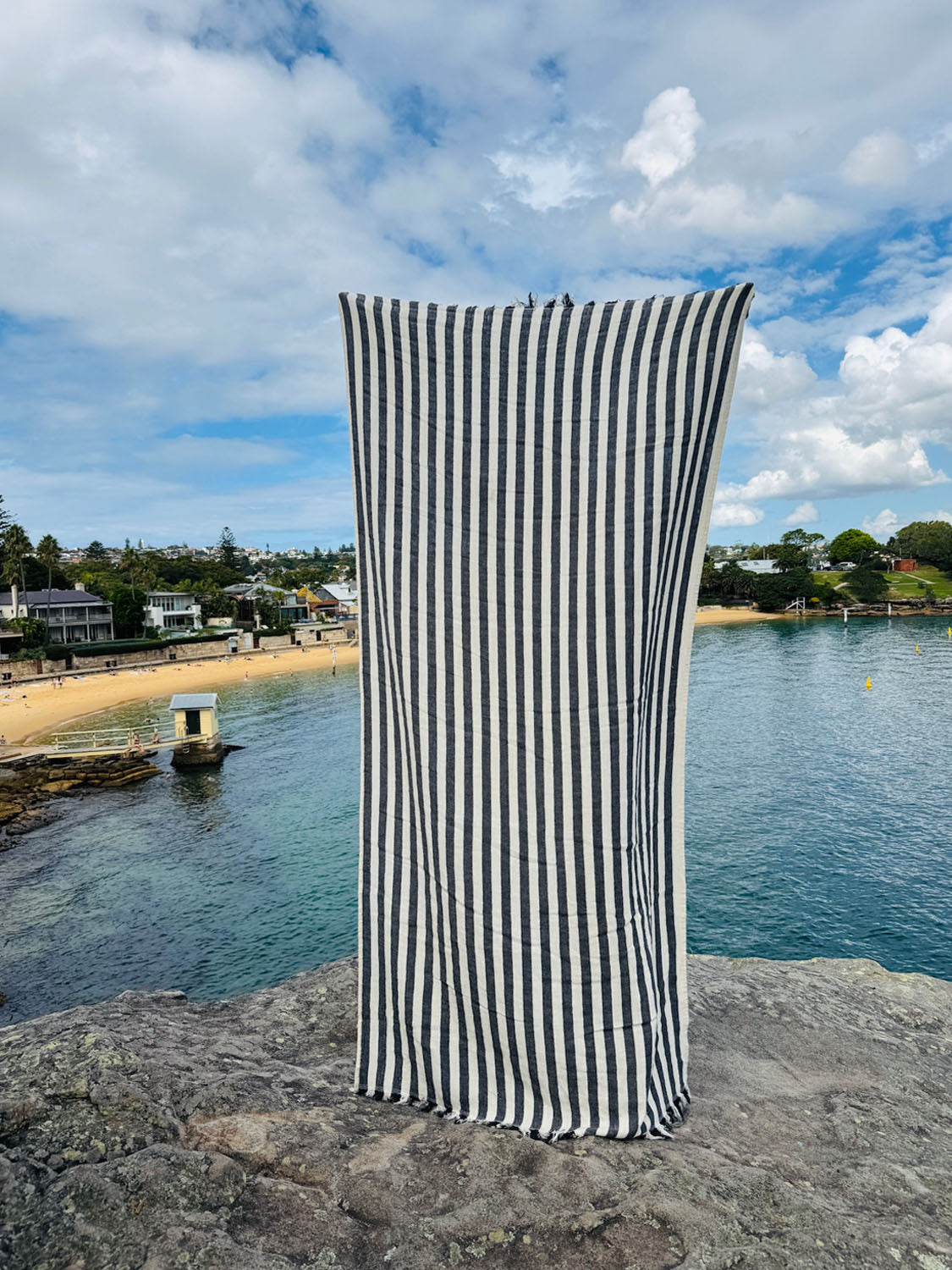 Sundown - Palm Shadow Beach Towel