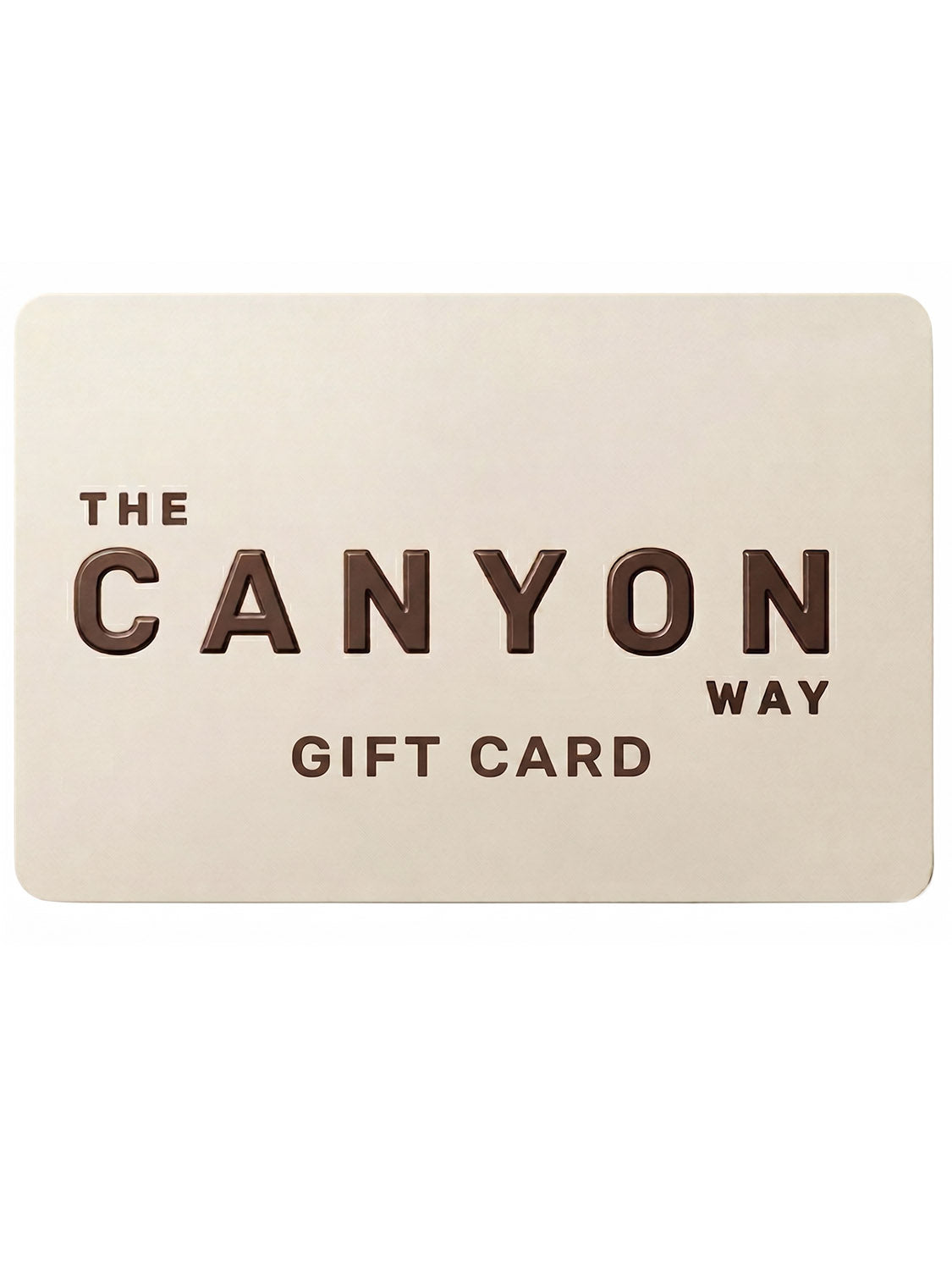 The Canyon Way Gift Card