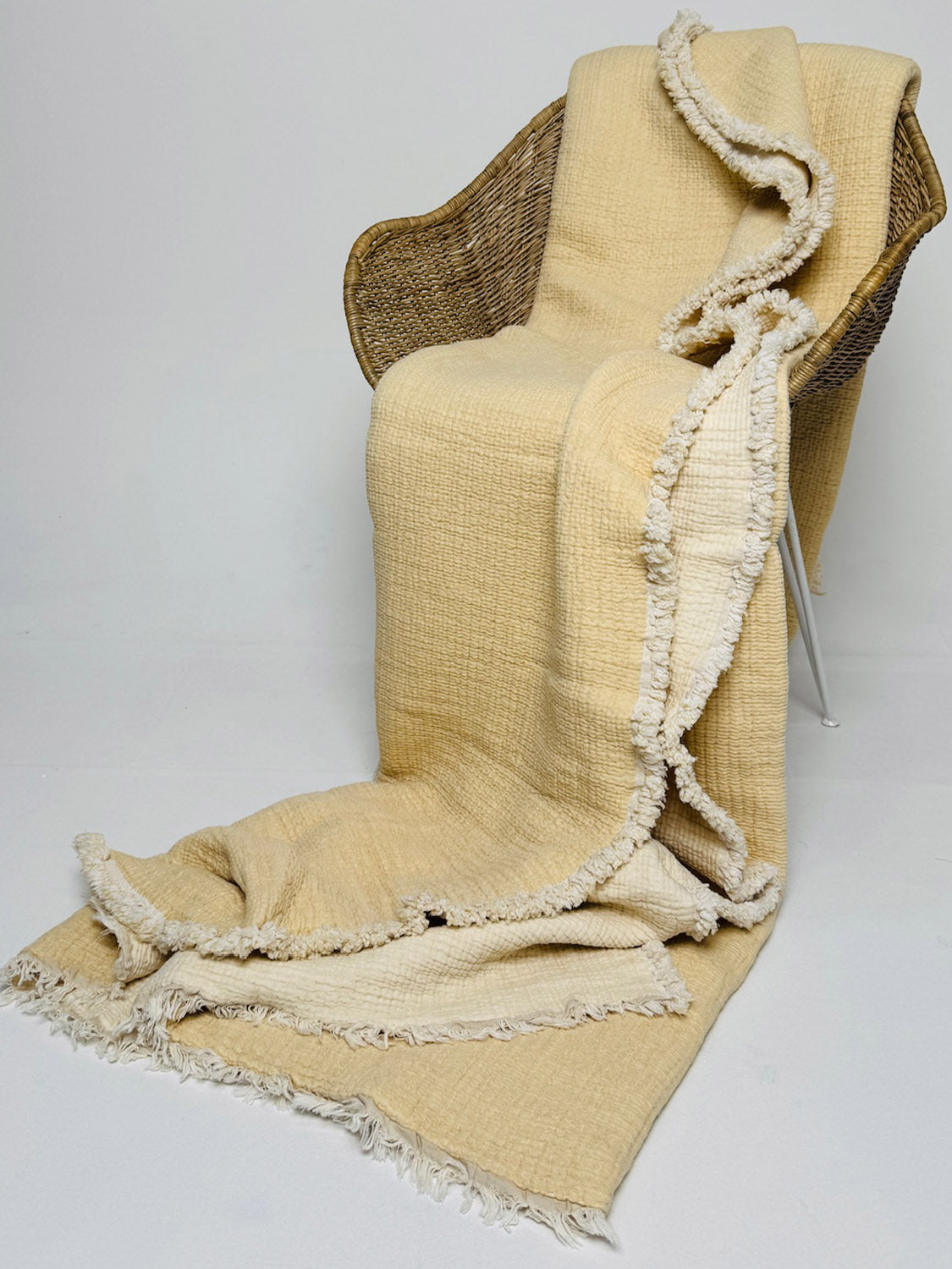 Marshmallow | Cream - Reversible Blanket