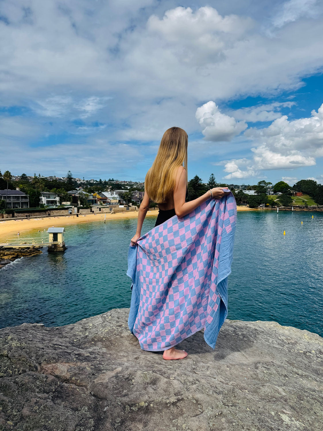 Poolside - Orchid Mauve Beach Towel