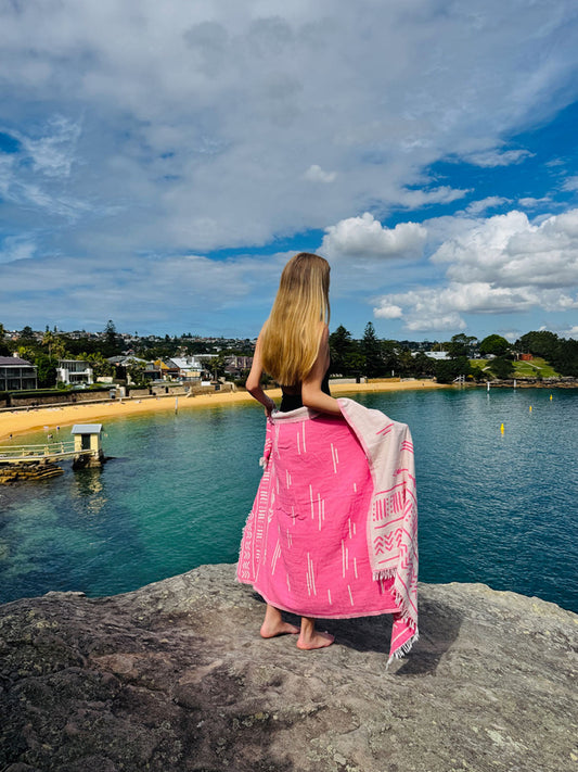 Las Palmas - Flamingo Beach Towel