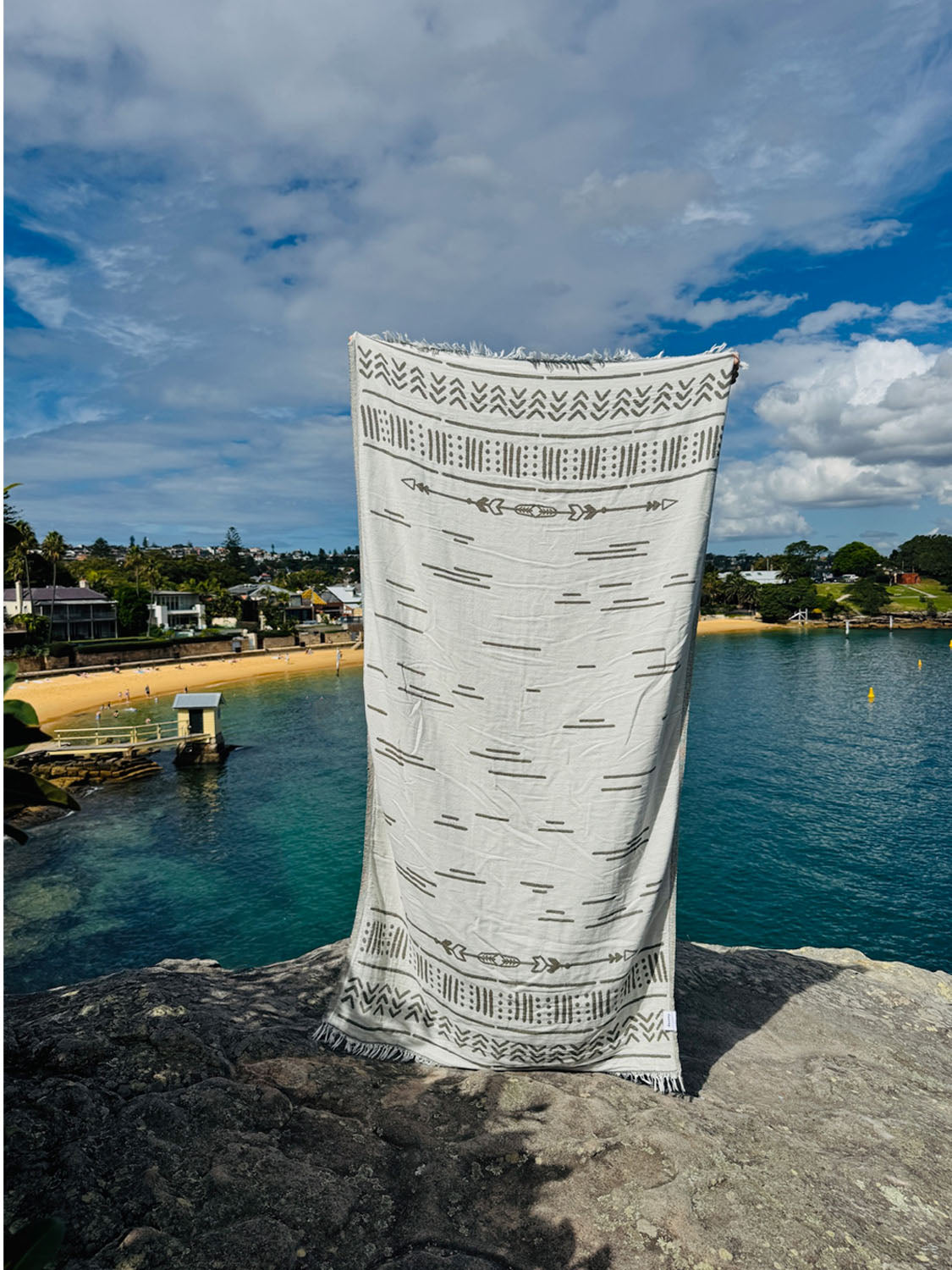 Las Palmas - Sage Brush Beach Towel