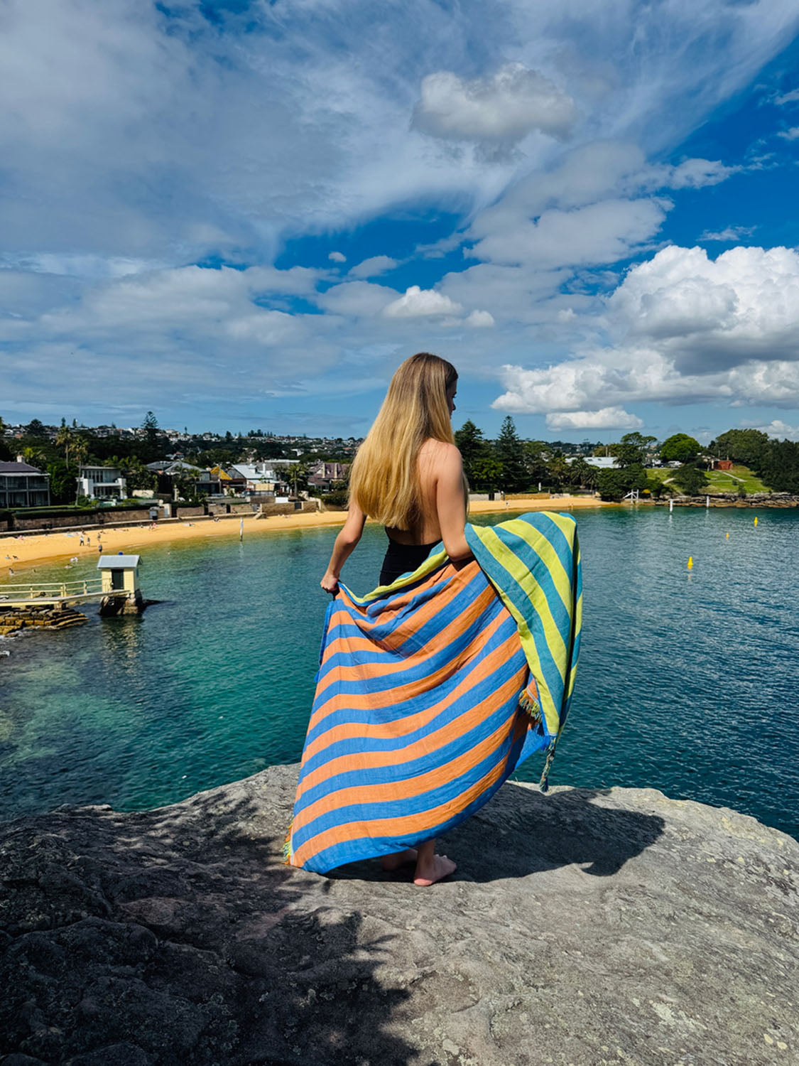 Twin Palms - Spritz Pool Beach Towel