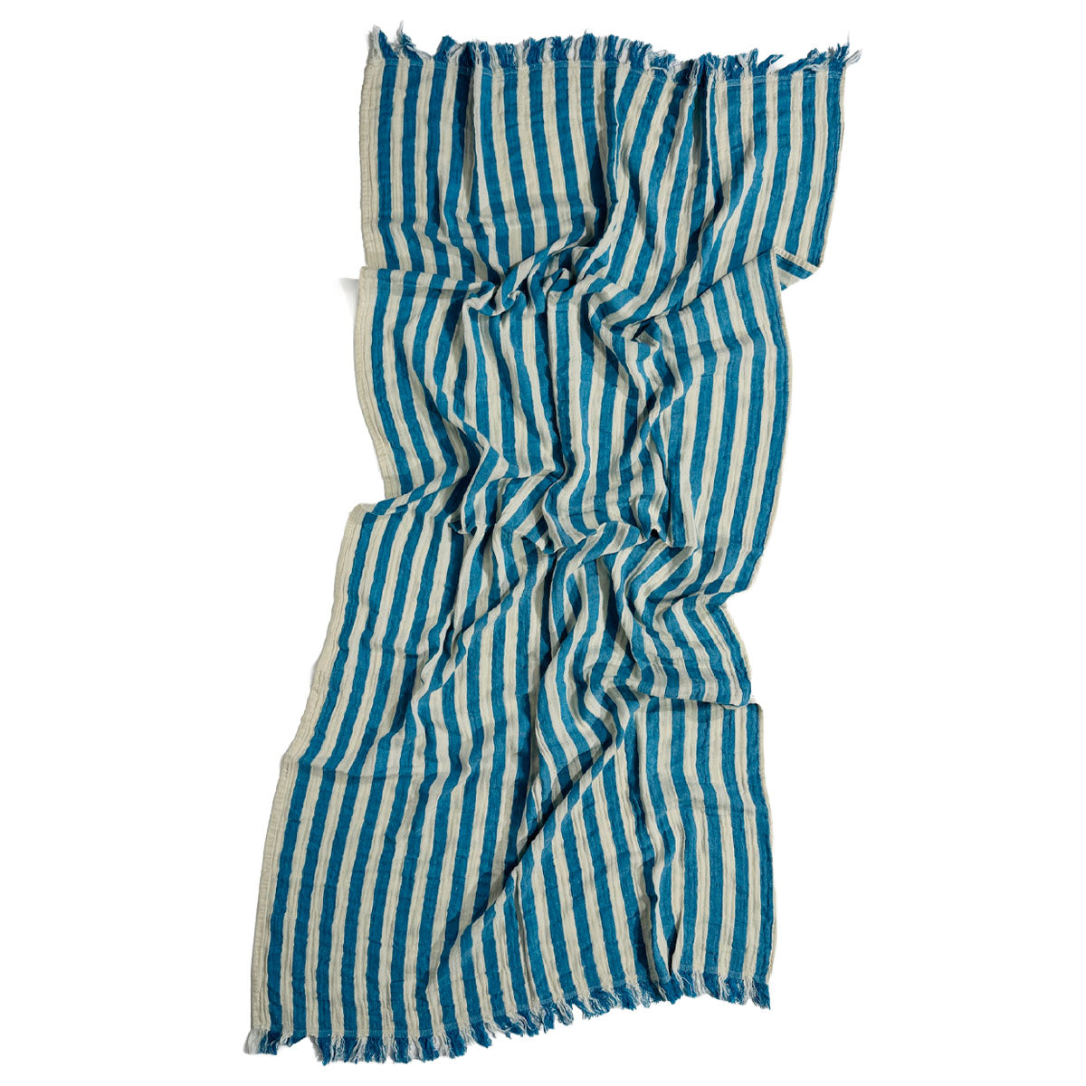 Sundown - Cabana Blue Beach Towel