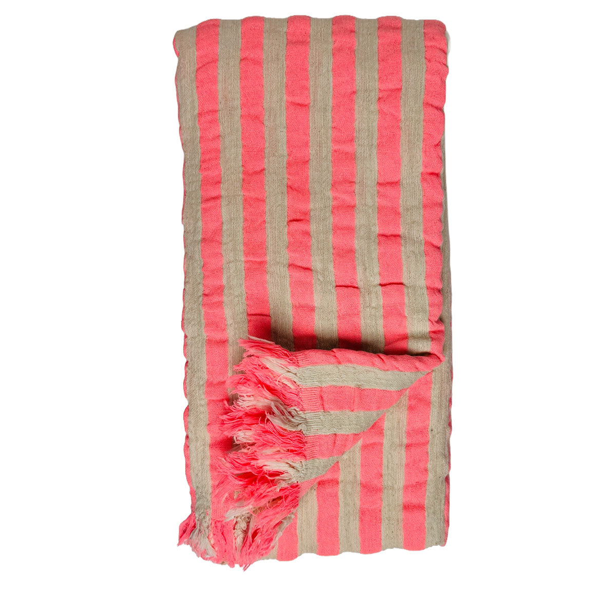 Sundown - Atomic Pink Beach Towel