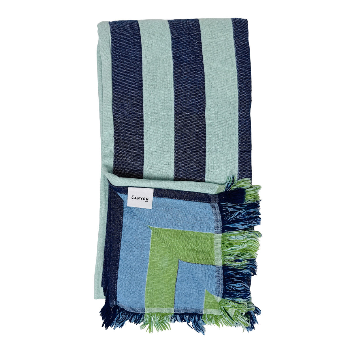 Twin Palms - Sky Marine Beach Towel