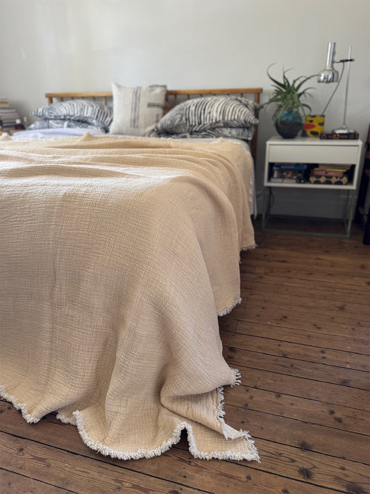 Marshmallow | Cream - Reversible Blanket