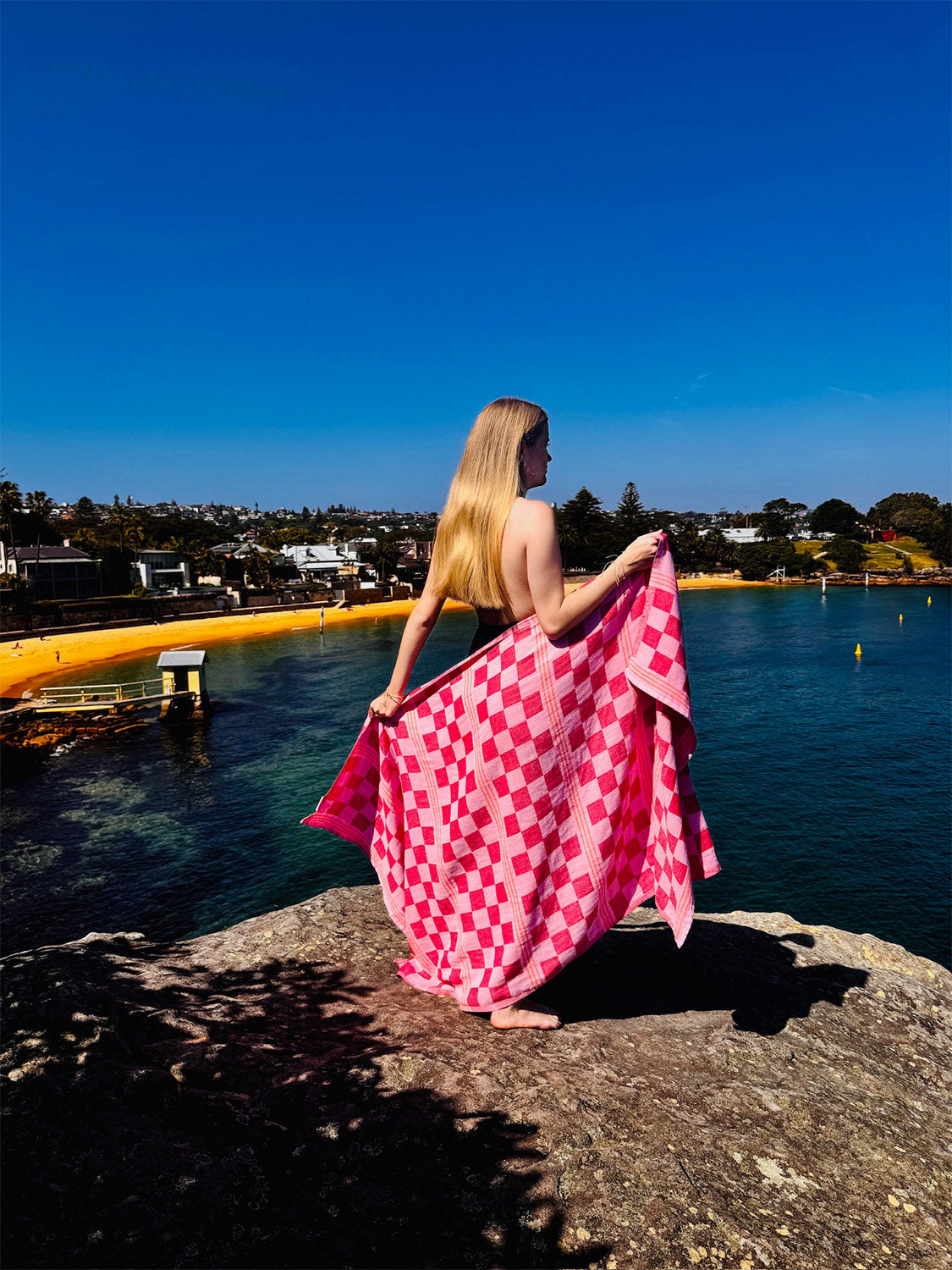 Sunfair - Flamingo Flame Beach Towel - Collector Store Sydney